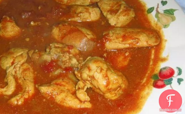 Jantar De Costeleta De Porco Cozido Lento