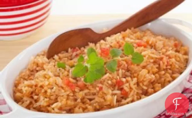 Saboroso Arroz De Forno Espanhol