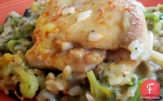 Arroz De Frango Mais Fácil E Caçarola Vegetariana
