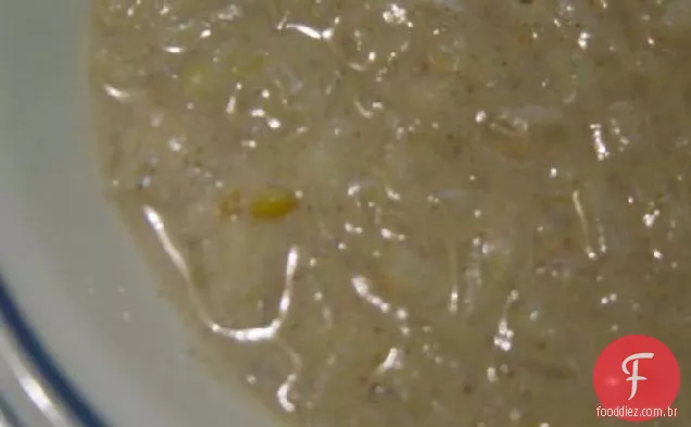 Pudim de arroz com manga e Coco