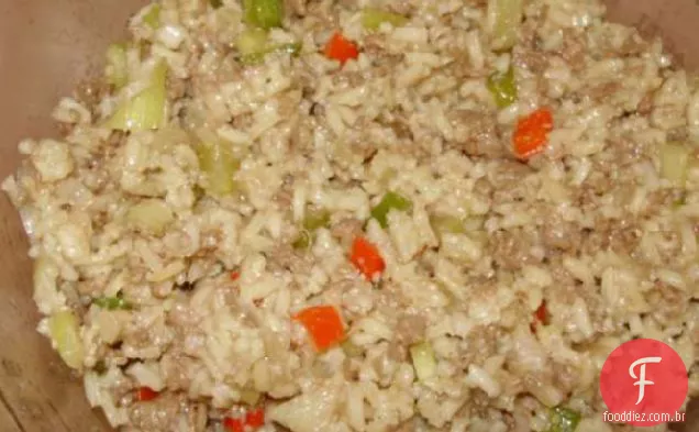 Carne Chinesa E Arroz