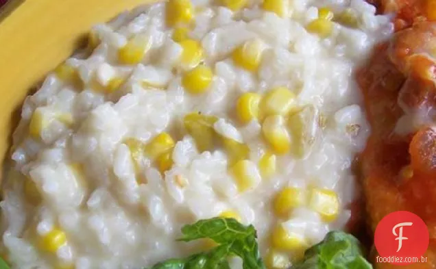 Risoto De Milho Mexicano Rápido
