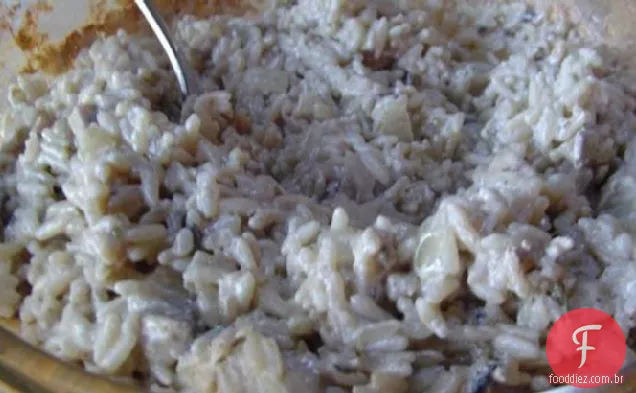 Arroz De Cogumelo Assado