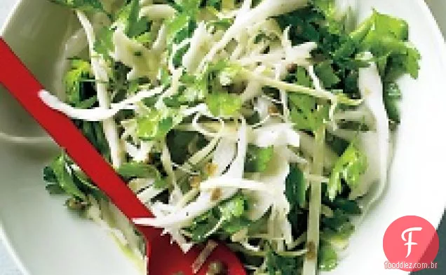 Repolho E Salsa Slaw Com Alcaparras