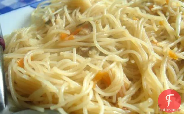 Aletria Frita Vegetariana (Hoon De Abelha Frita)
