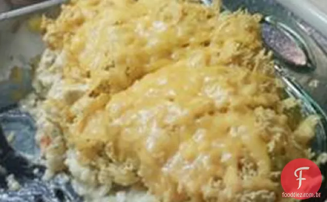 Caçarola De Arroz Com Frango Vegetariano