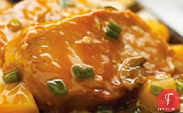 Costeletas De Porco Teriyaki