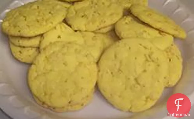 Biscoitos De Limão Crocantes