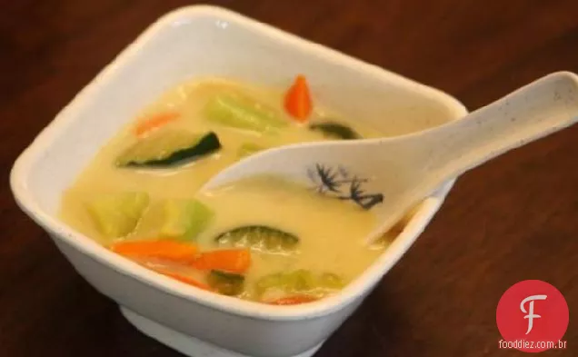 Arroz Com Curry E Sopa De Legumes