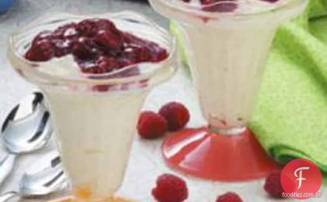 Pudim De Arroz Com Framboesa