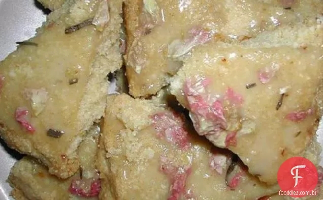 Shortbread de lavanda para bagas de Verão