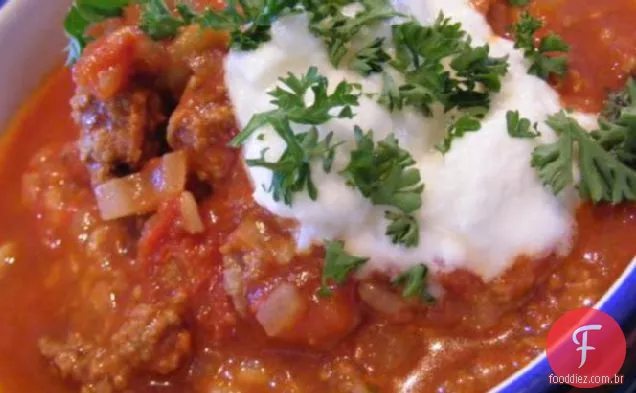 Chilli Con Carne (21 Dias Wonder Diet: Dia 2 )