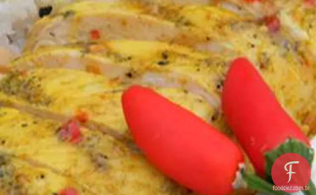 Frango grelhado tailandês com molho Chileno