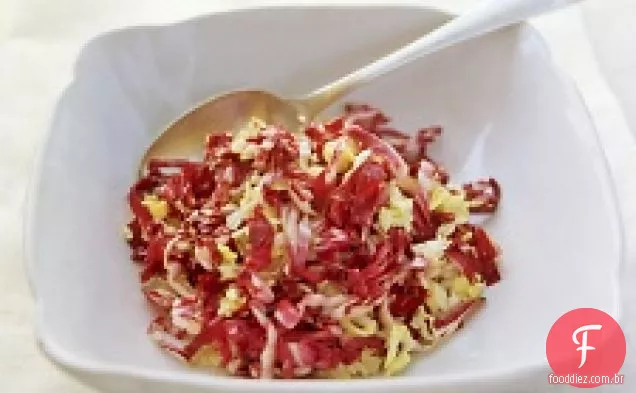 Radicchio - repolho Slaw com mel