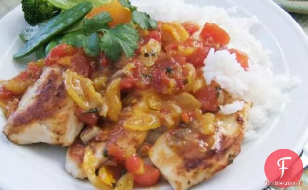 Frango Com Salsa De Damasco