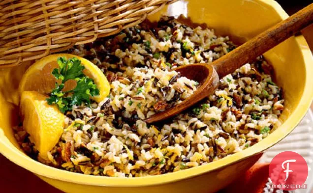 Salada De Arroz Vinagrete Laranja