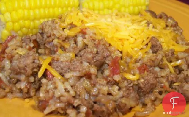 Arroz Enchilada de carne favorito de Susan