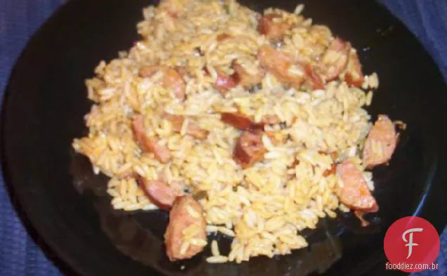 Jambalaya Com Salsicha Polaca