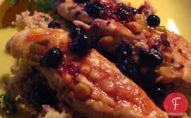 Frango Casbah com arroz Basmati com infusão de laranja