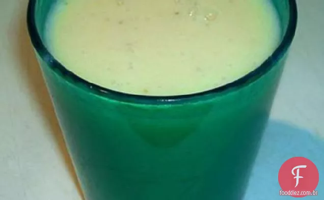 O Creme De Laranja-Smoothie Vegano / Não Lácteo