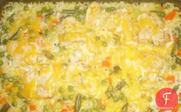 Caçarola De Frango E Arroz Com Queijo Campbells