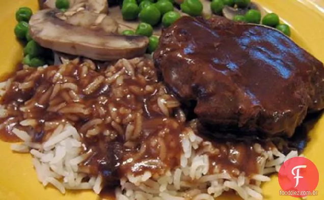 Hambúrgueres Fáceis Com Arroz E Molho