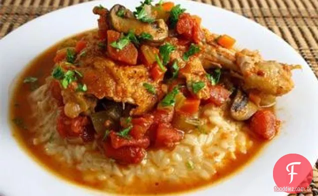Frango ' n Arroz Cacciatore caçarola