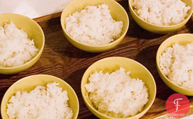 Arroz japonês perfeito de Nobu