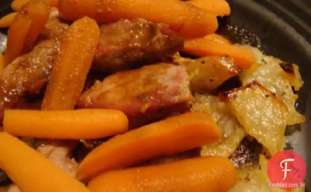 Lombo De Porco Com Croute De Batata