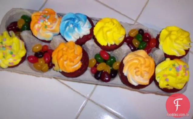 Cupcakes De Veludo Vermelho