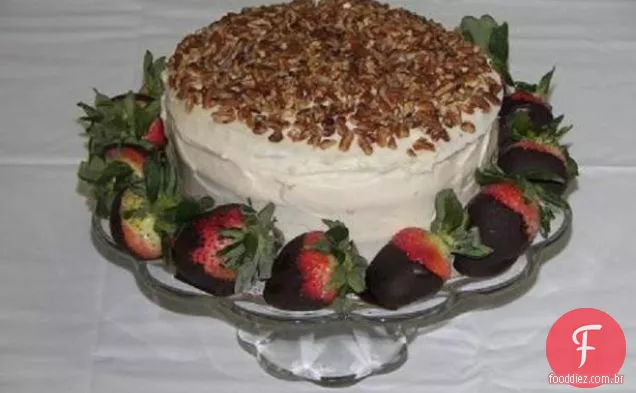 Bolo De Veludo Vermelho Justo Do Condado
