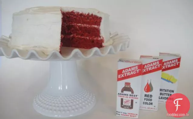Cupcakes De Natal De Veludo Vermelho Profundo Festivo