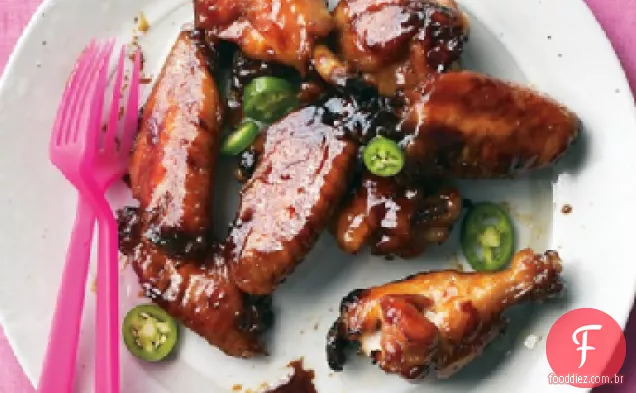 Asas De Frango Pegajosas