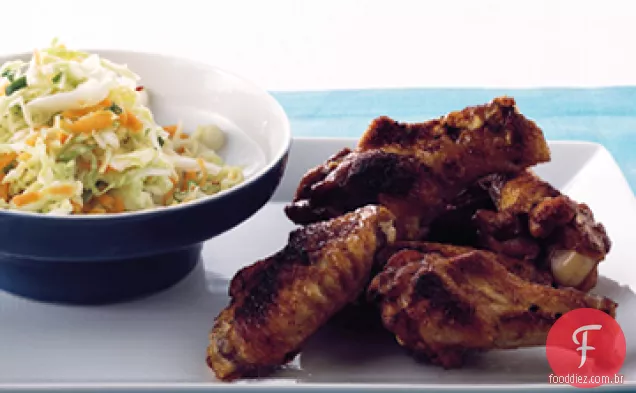 Asas De Frango Com Cinco Especiarias