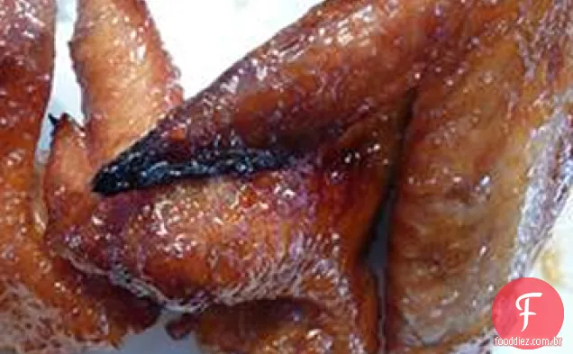 Asas De Frango Com Alho Cristalizado