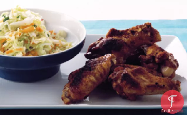 Cinco Asas De Frango Com Especiarias