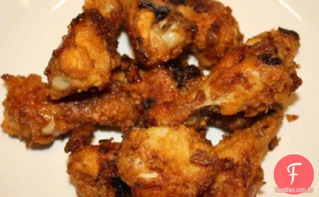 Asas De Frango Com Alho E Gengibre