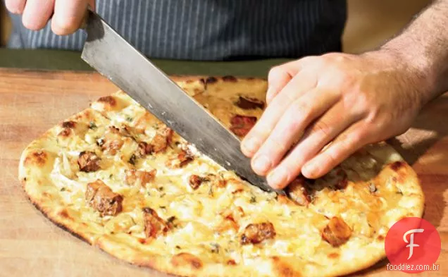 Savoy-pizzas de repolho e Sunchoke