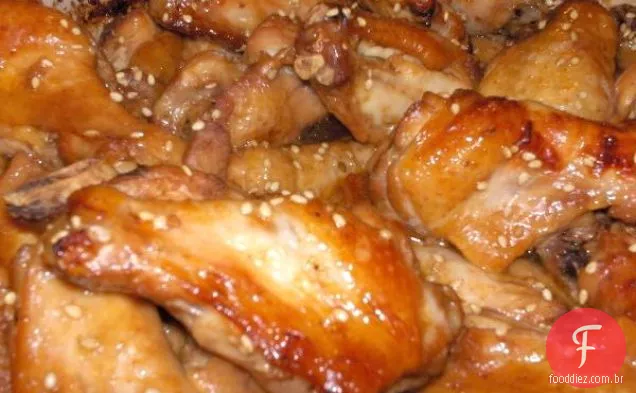 Asas De Frango Revestidas Com Nachos