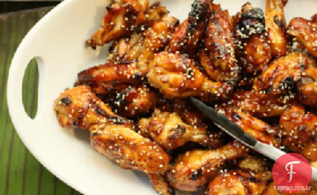 Receita De Asas De Frango Com Vidro De Soja Doce