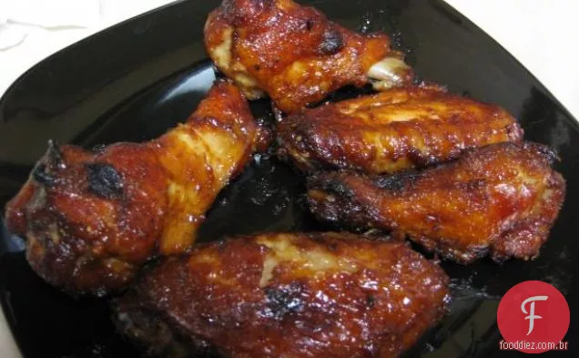 Asas De Frango Com Alho Mel