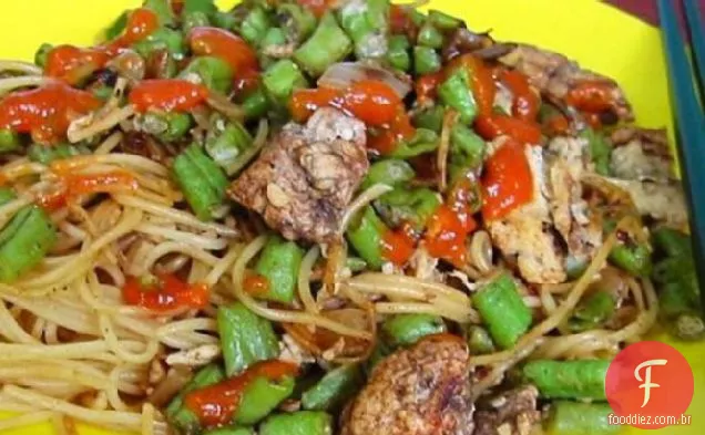 Oriental Angel Hair Pasta (fritar)
