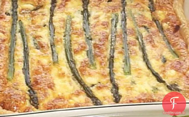 Gratinados de ovo cozido e aspargos