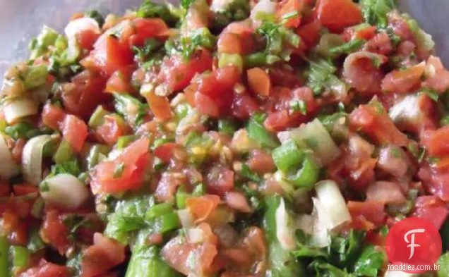 Espargos Com Vinagrete De Tomate