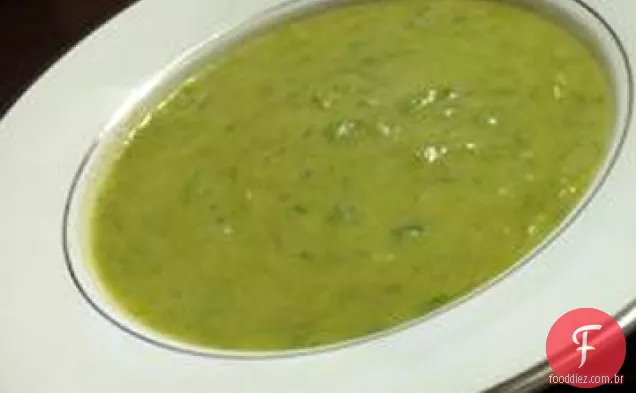 Creme picante de sopa de aspargos