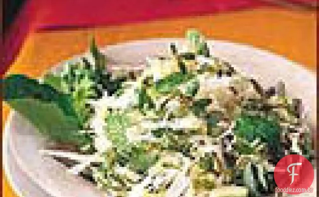 Salada de beldroegas com verduras e repolho para bebês