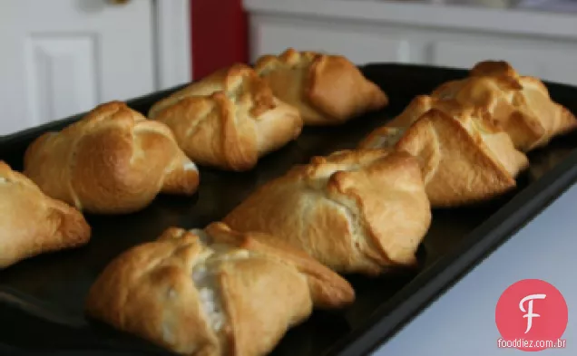 Espargos-Quadrados De Queijo Com Crosta Crescente