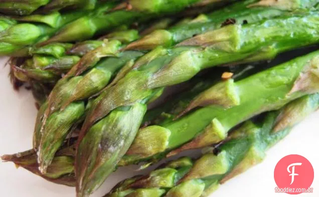 Asparagi Alla Griglia -- Aspargos Com Prosciutto & Gorgonzola