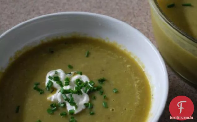 Creme Saudável Extra fácil de sopa de aspargos