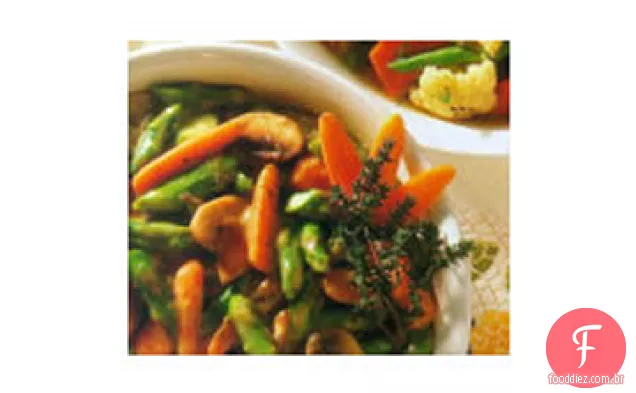 Aspargos-Cobertura De Batata Vegetal